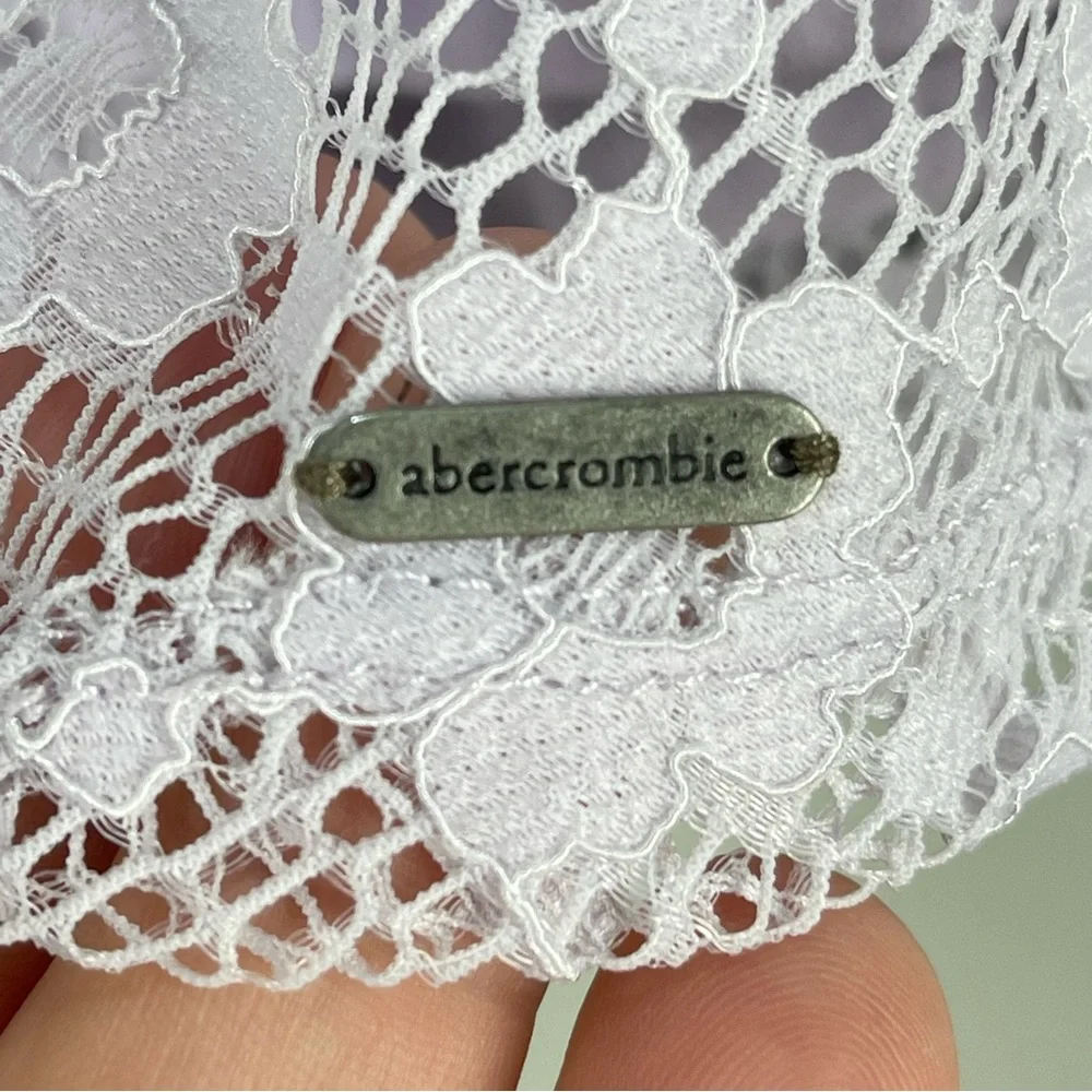 Abercrombie Lace Skater Skirt Girls Size Large (10-12) Light Purple - Picture 2 of 6